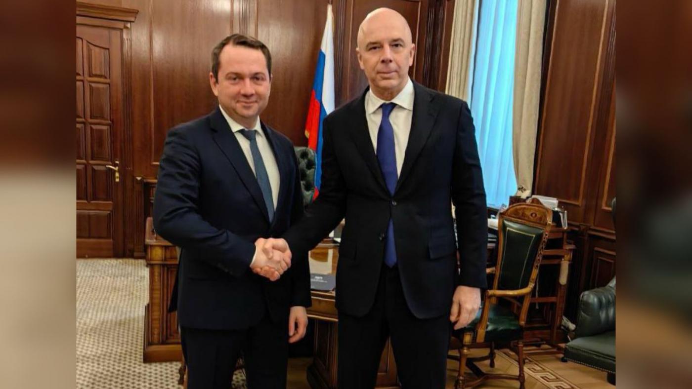 Андрей Чибис и глава минфина РФ Антон Силуанов обсудили компенсацию Мурманской области затрат на мазут